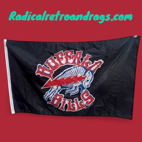 Grateful Dead Buffalo Bills Flag Banner 3 x 5 Limited New - Picture 2 of 3